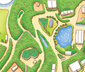 「広島さんぽ」安佐動物公園イラストマップ