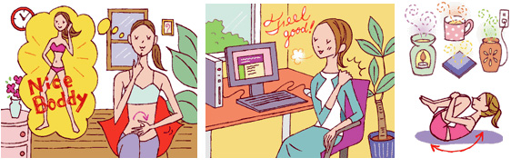 おしゃれなイラスト